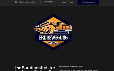erdbewegung-wenzel.de snapshot