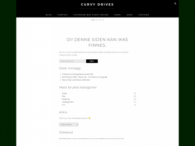 curvydrives.com snapshot