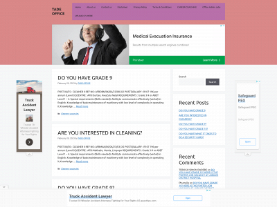 tadeoffice.org snapshot