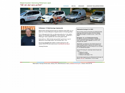 malerhenning.dk snapshot
