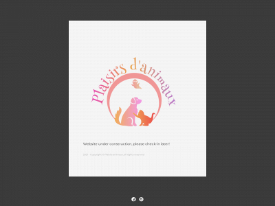 plaisirs-animaux.be snapshot