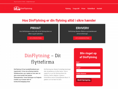 dinflytning.dk snapshot