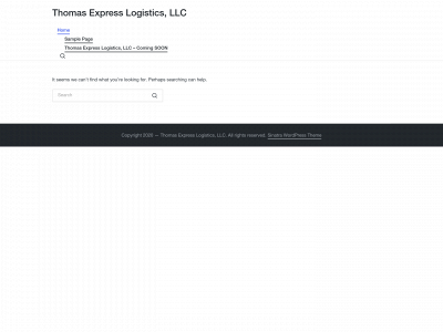 thomasexpresslogistics.com snapshot