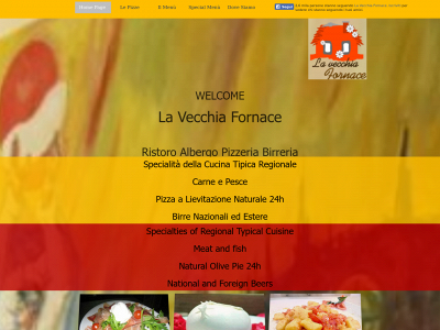 ristorantelavecchiafornace.it snapshot