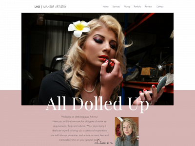 lmbmakeupartistry.com snapshot