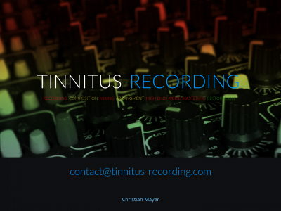 tinnitus-recording.com snapshot
