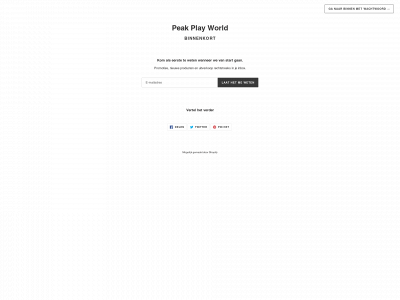 peakplayworld.com snapshot