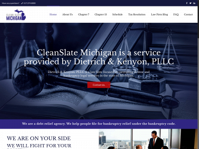 cleanslatemichigan.com snapshot
