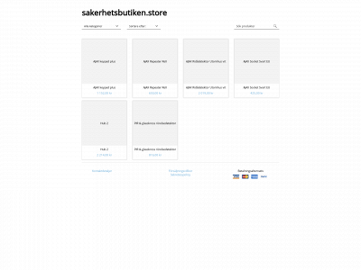 sakerhetsbutiken.store snapshot