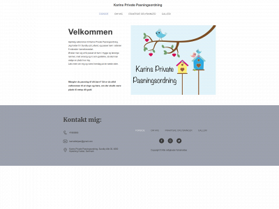 karinsprivatepasningsordning.dk snapshot