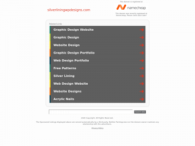 silverliningwpdesigns.com snapshot