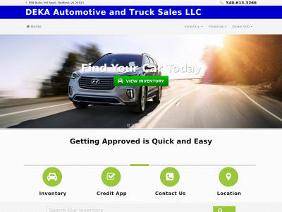 dekacarandtruck.com snapshot