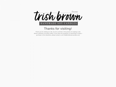 trishbrowncandles.com snapshot