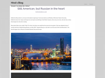 hiralsblogging.com snapshot