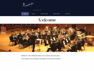 dalmellingtonband.com snapshot