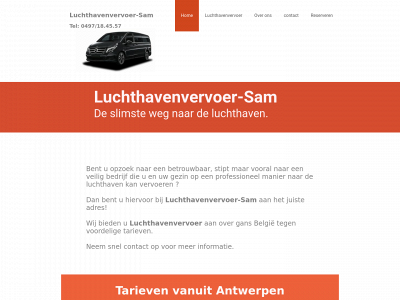 luchthavenvervoer-sam.be snapshot