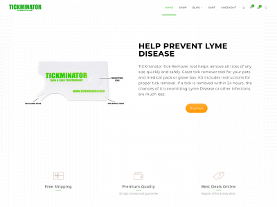tickminator.com snapshot
