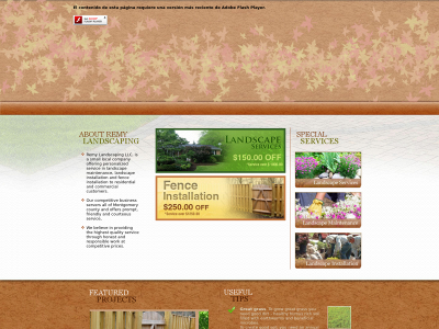remylandscaping.com snapshot