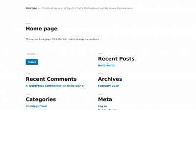 themotherhoodbusinessblog.com snapshot