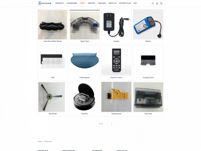 www.ecovacsparts.com snapshot