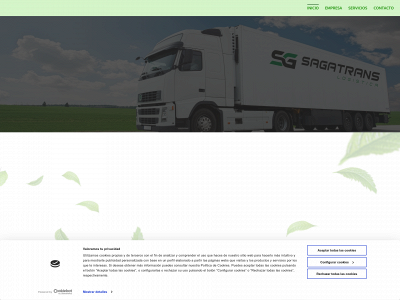 www.sagatrans.es snapshot