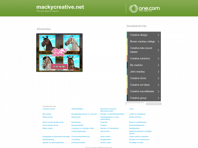 mackycreative.net snapshot