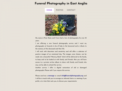 funeralphotography.org snapshot