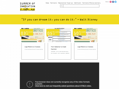 summerofinnovation.io snapshot