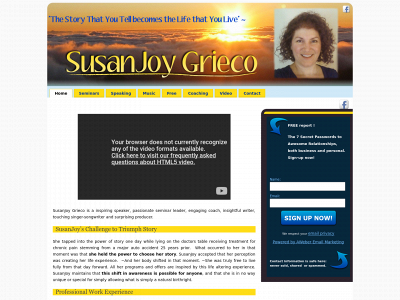 susanjoygrieco.com snapshot