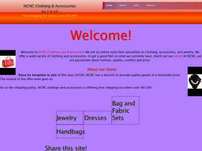 ncnc-clothing.com snapshot