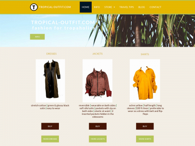 tropical-outfit.com snapshot