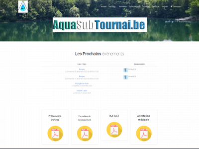 aquasubtournai.be snapshot