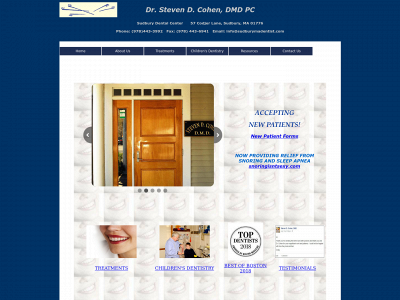 stevendcohendmd.com snapshot