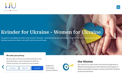 womenforukraine.dk snapshot