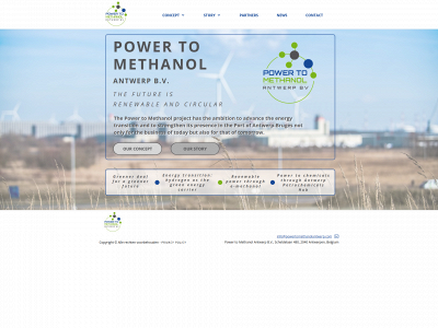 powertomethanolantwerp.com snapshot