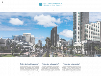 practicerealtygroup.com snapshot