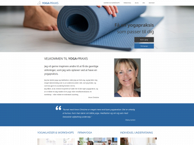 yoga-praxis.dk snapshot