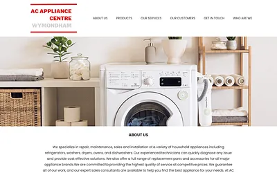 acappliancecentre.co.uk snapshot