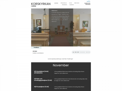 korskyrkanlerum.se snapshot