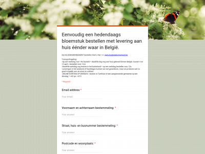 eenbloemstukbestellen.be snapshot