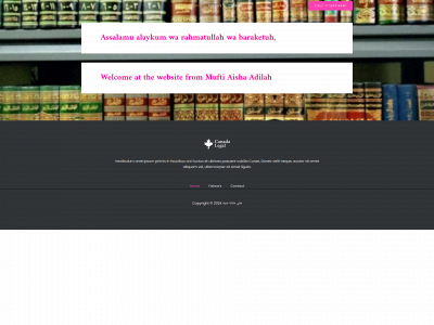 muftiaishaadilah.com snapshot
