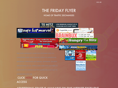 thefridayflyer.weebly.com snapshot