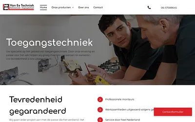 vaneetechniek.nl snapshot