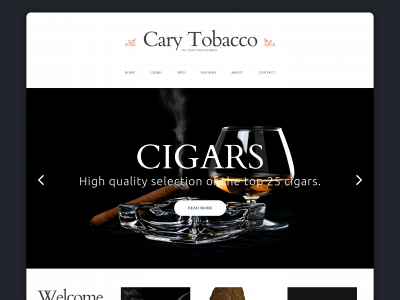 carytobaccoshop.com snapshot