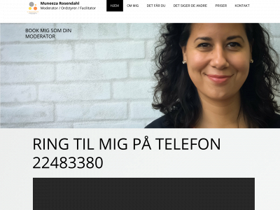 muneezarosendahl.dk snapshot