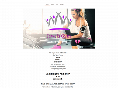 jewels-gym.co.uk snapshot