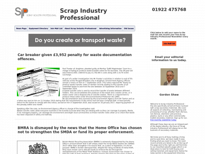 scrapindustryprofessional.co.uk snapshot
