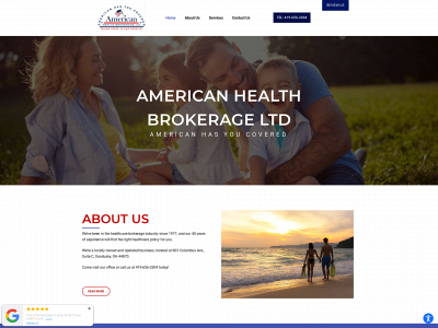 americanhealthbrokerage.com snapshot