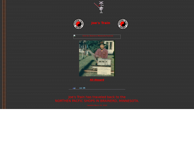 joestrain.com snapshot