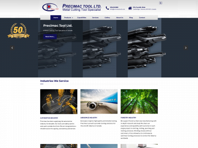 precimactool.com snapshot